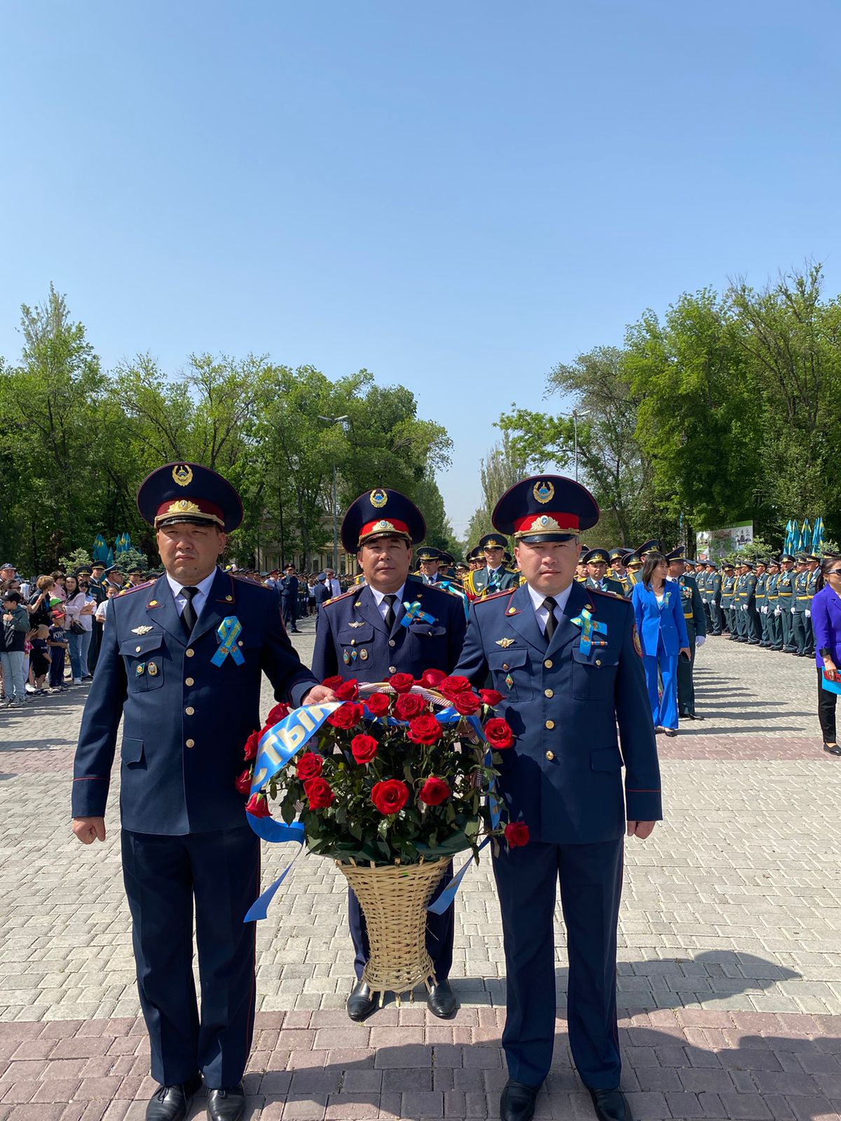 Ұлы мерекені тараздықтар да кең көлемде атап өтті