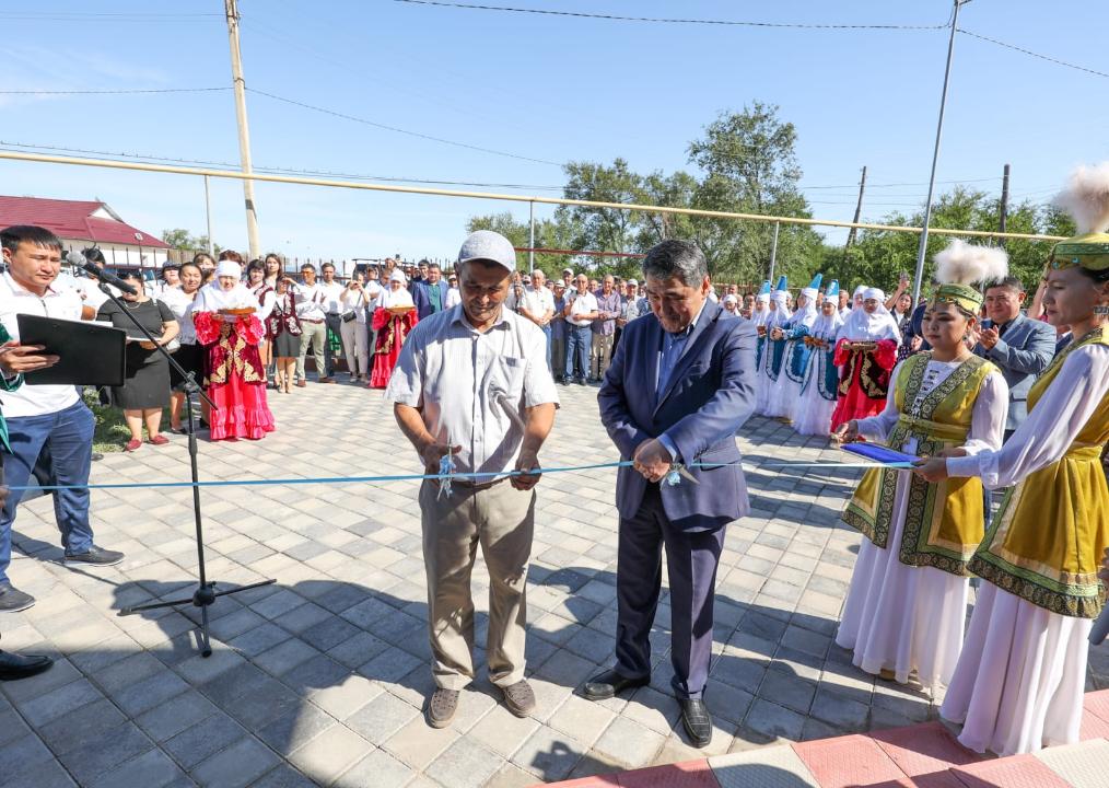 Шу ауданы Өндіріс ауылында жаңа мәдениет үйі пайдалануға берілді