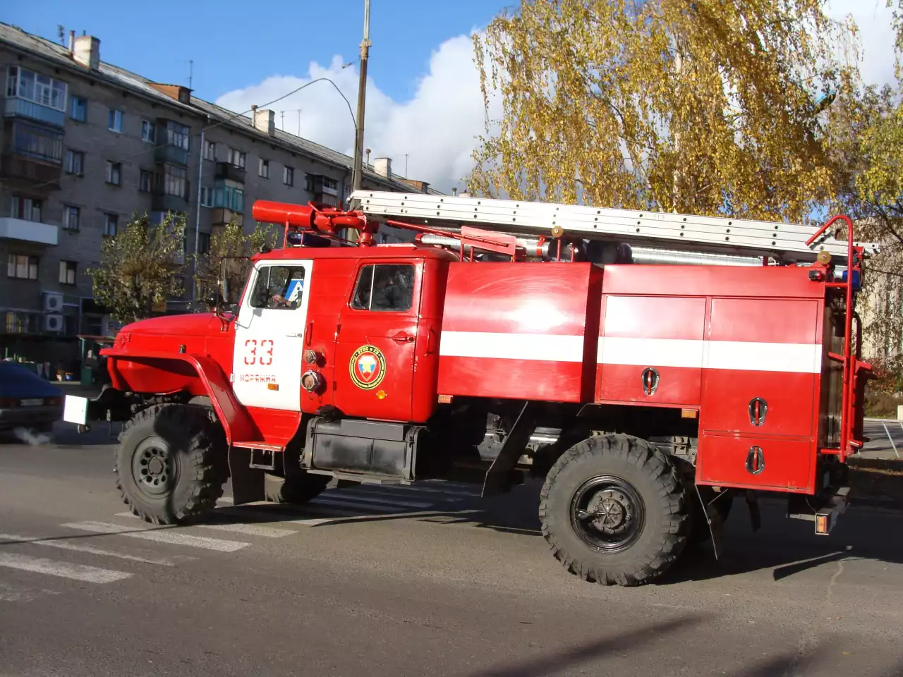 Өрт сөндіру көлігін өжет адамдар жүргізеді