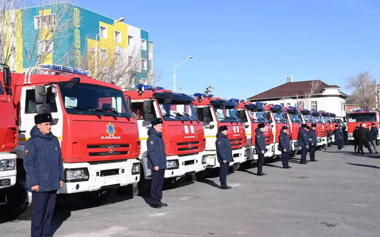 Өрт сөндіру қызметі жаңа техникалармен жабдықталуда