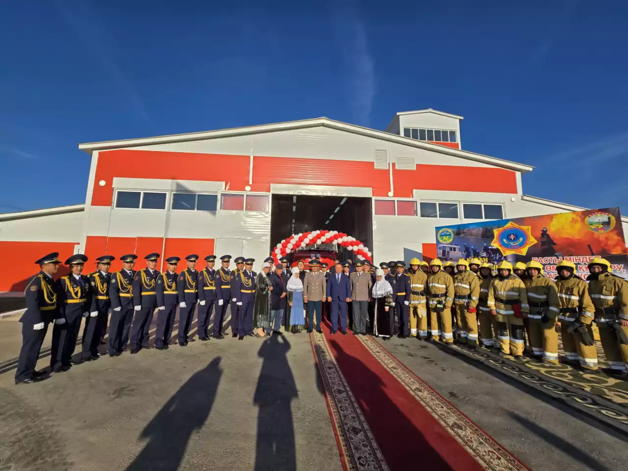 Жамбыл облысында жаңа өрт сөндіру депосы ашылды