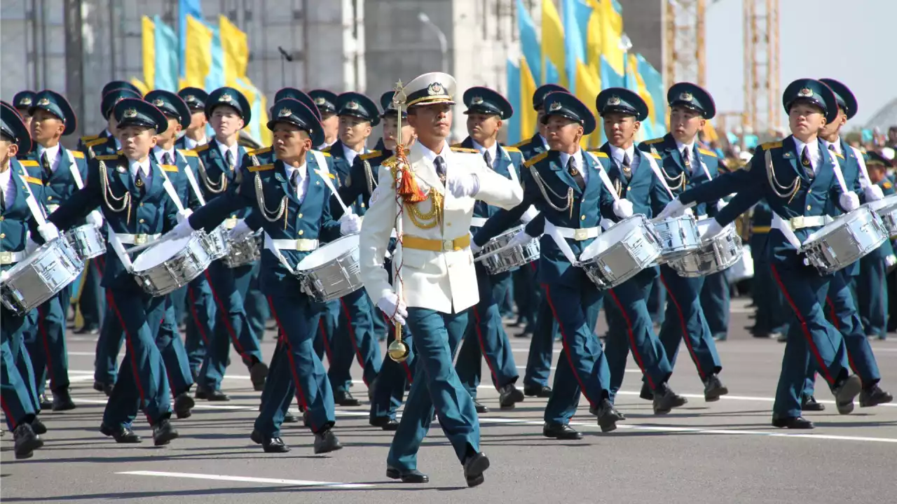 Әскери шеруге жерлестеріміз де атсалысты
