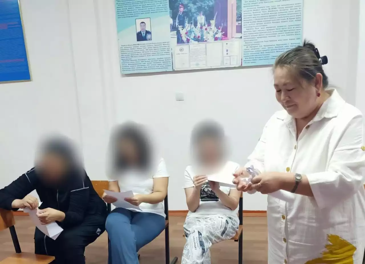 Таразда сотталғандарға психологиялық тренинг ұйымдастырылды
