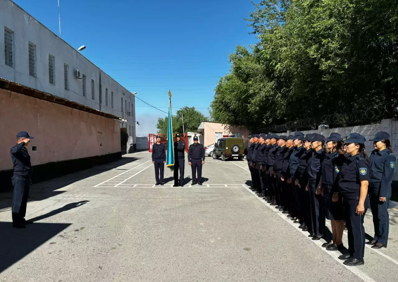 №59 түзеу мекемесінде Мемлекеттік рәміздер күні кең көлемде аталып өтті