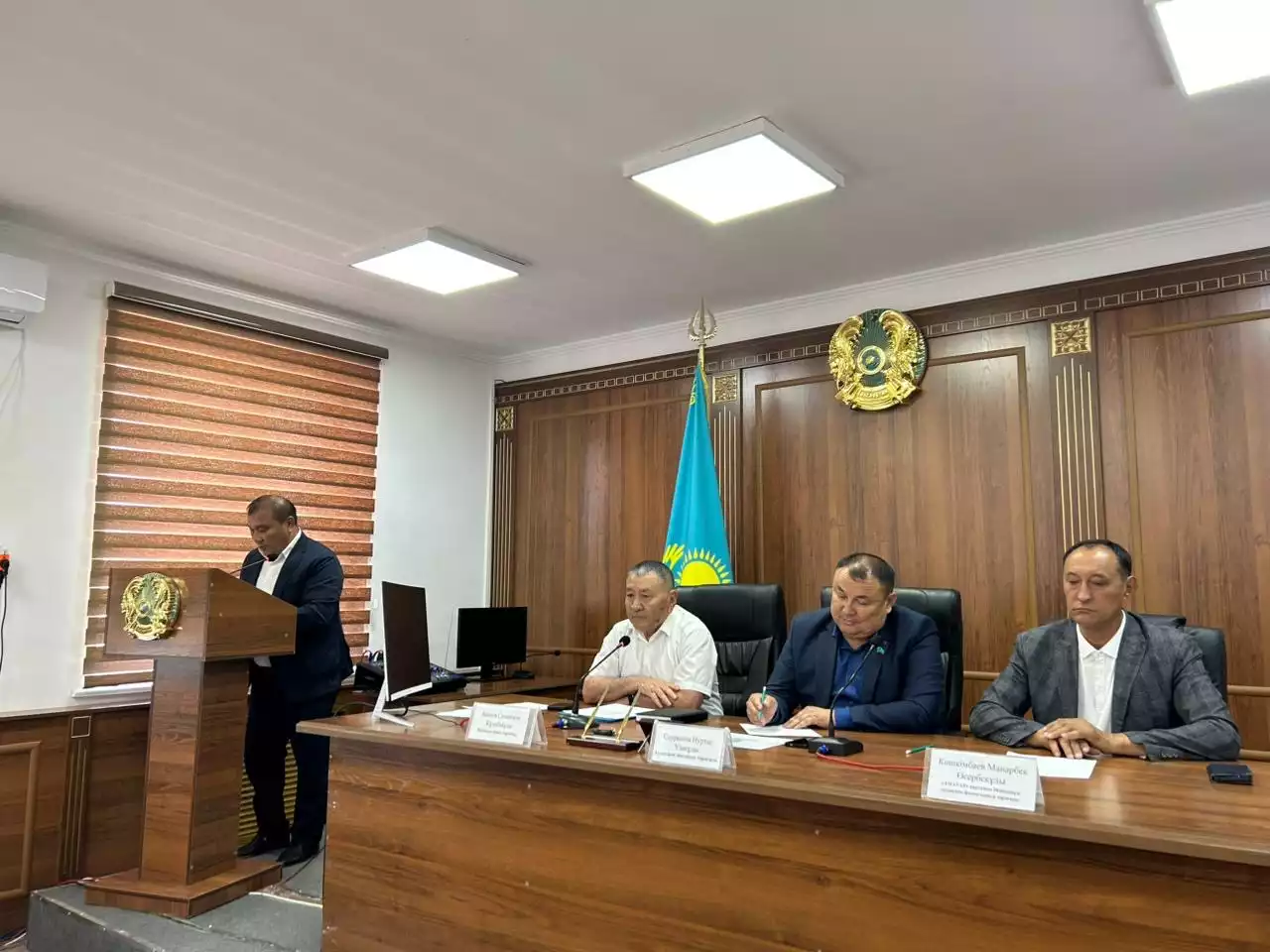 Мойынқұм аудандық қоғамдық кеңесінде маңызды мәселелер қаралды