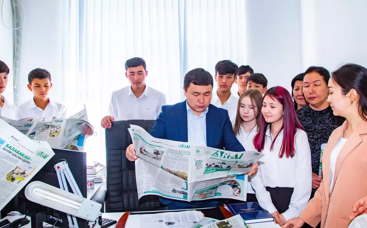 Студенттер редакцияның тыныс-тіршілігімен танысты