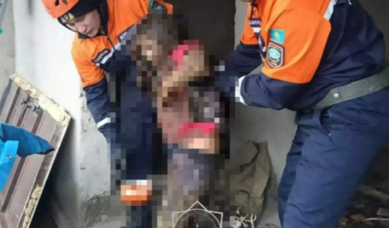 Жамбыл облысында әжетхана шұңқырына құлаған бала құтқарушылардың көмегімен аман қалды