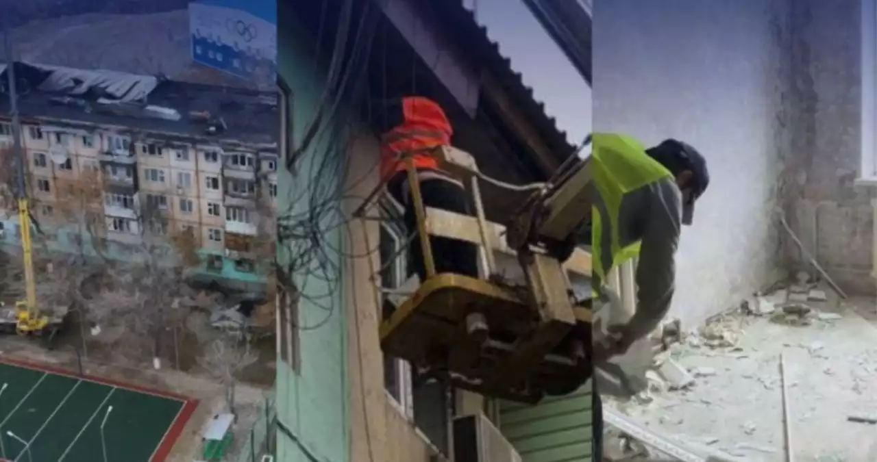 Тараздағы өрттен зардап шеккен 55 пәтерді қалпына келтіру жұмыстары басталды