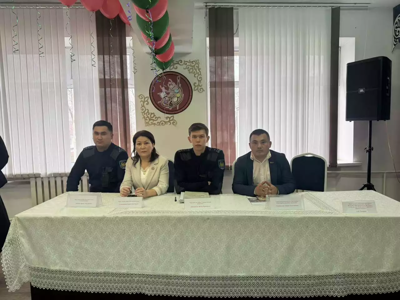 "Заң мен тәртіп" қағидаты аясында жастармен кездесу өтті