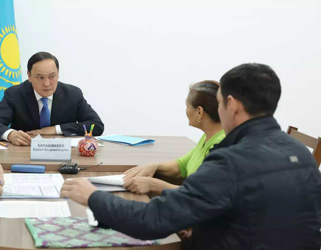Аймақ басшысы азаматтарды қабылдады