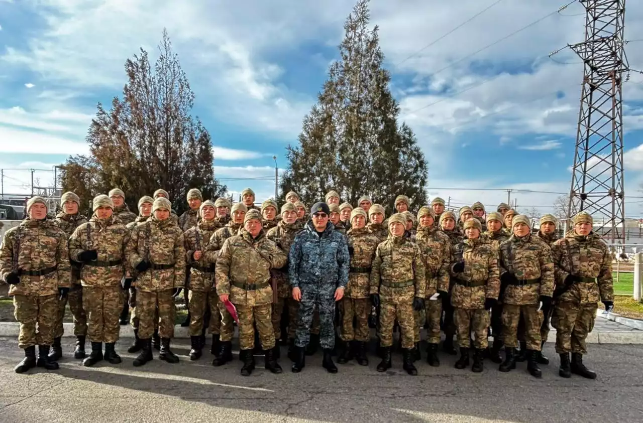 №59 мекемесі мен Ұлттық ұлан сарбаздары бірлескен іс-шара өткізді