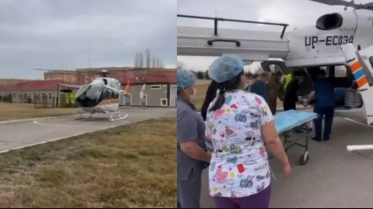 Жамбылдық дәрігерлер баланың өмірін тікұшақпен жетіп сақтап қалды