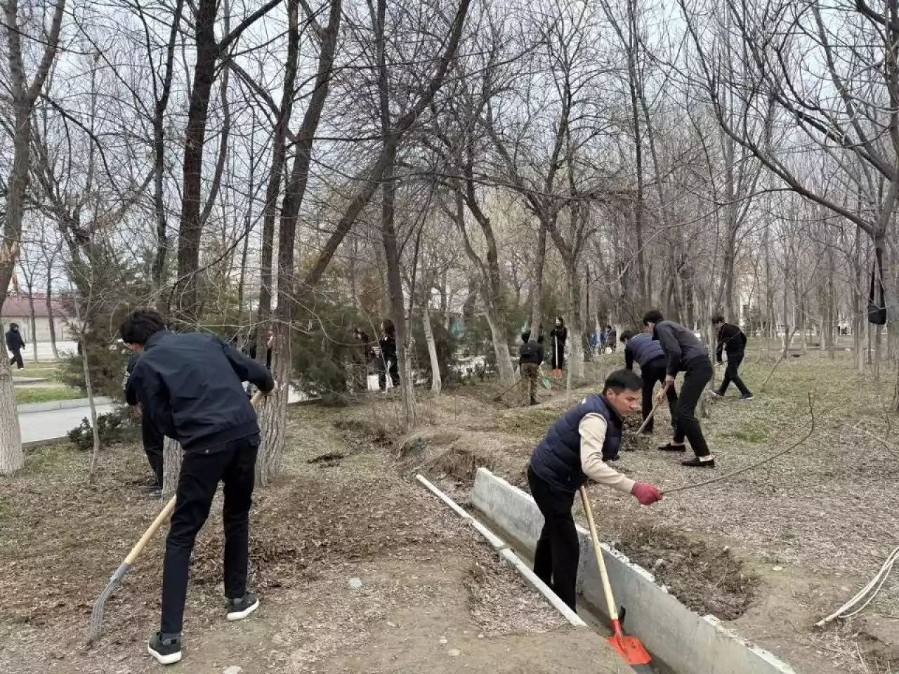 Жамбыл облысында «Таза Қазақстан» акциясы аясында «Таза саябақ» шарасы өтті