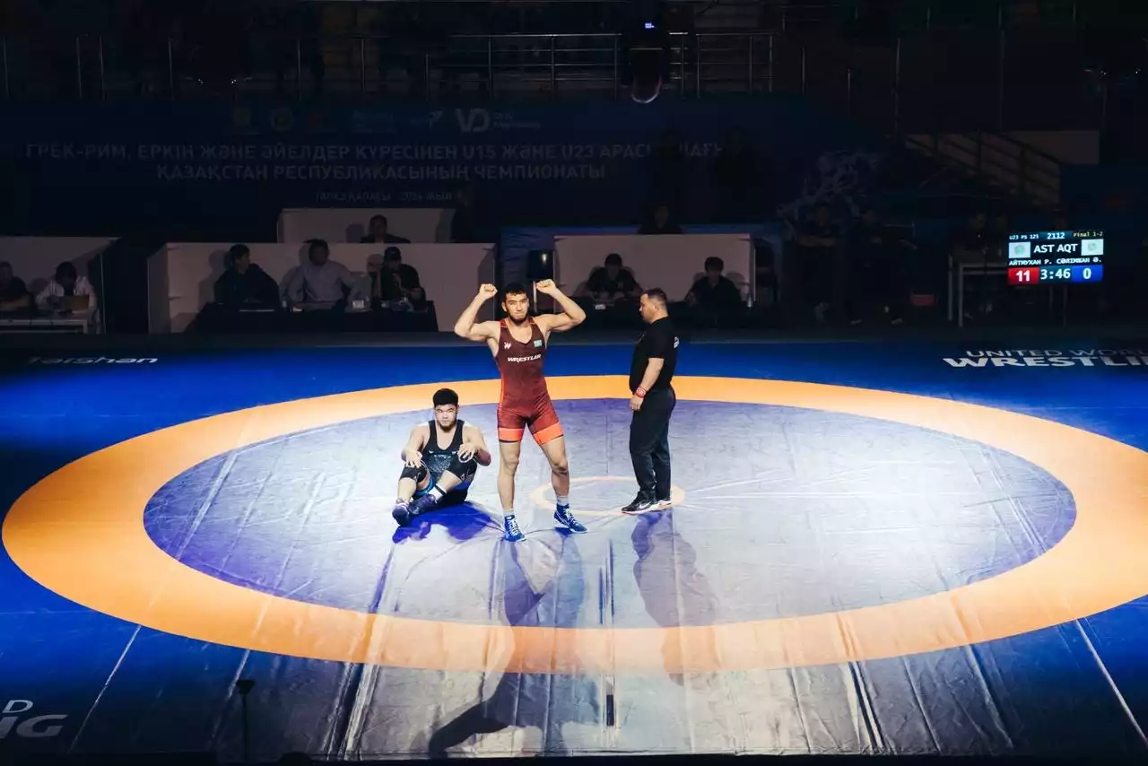 Таразда күрестен Қазақстан чемпионаты аяқталды